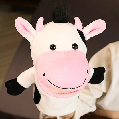 Plush Hand Puppets - Kawaii Animal Finger Puppet Dolls for Kids Educational Toys