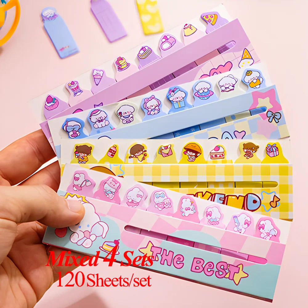 Kawaii Sticky Notes - Cute Journaling Memo Pads for To-Do Lists and Planning