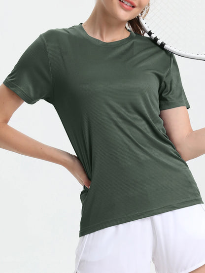 Women's Quick-Dry Sport T-Shirt – Ultralight Breathable Running Top