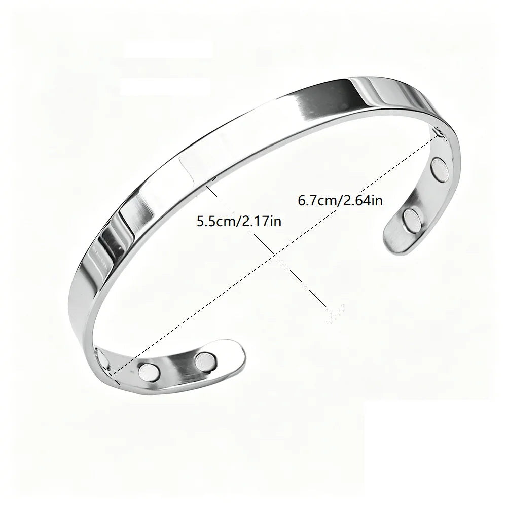 Viking Tree of Life Celtic Knot Zinc Alloy Magnetic Bracelet Ring Set Open Cuff Vintage Healing Jewelry for Men Women