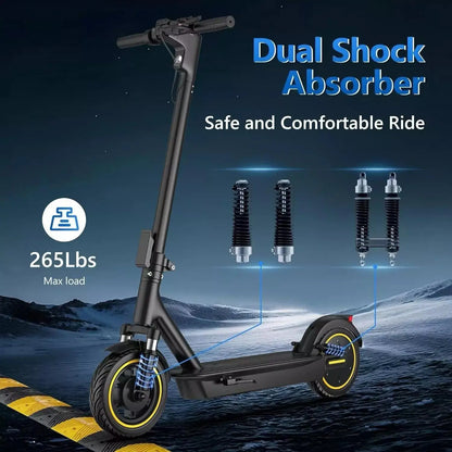 AOVOPRO New ESMAX Electric Scooter 500W 22MPH Adult APP Smart Scooter 28 miles Range Shock-absorbing Anti-skid Folding E-Scooter