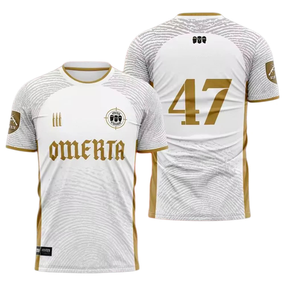 Mens Breathable Jersey Summer Sports Shirt - Lightweight Round Neck T-Shirt