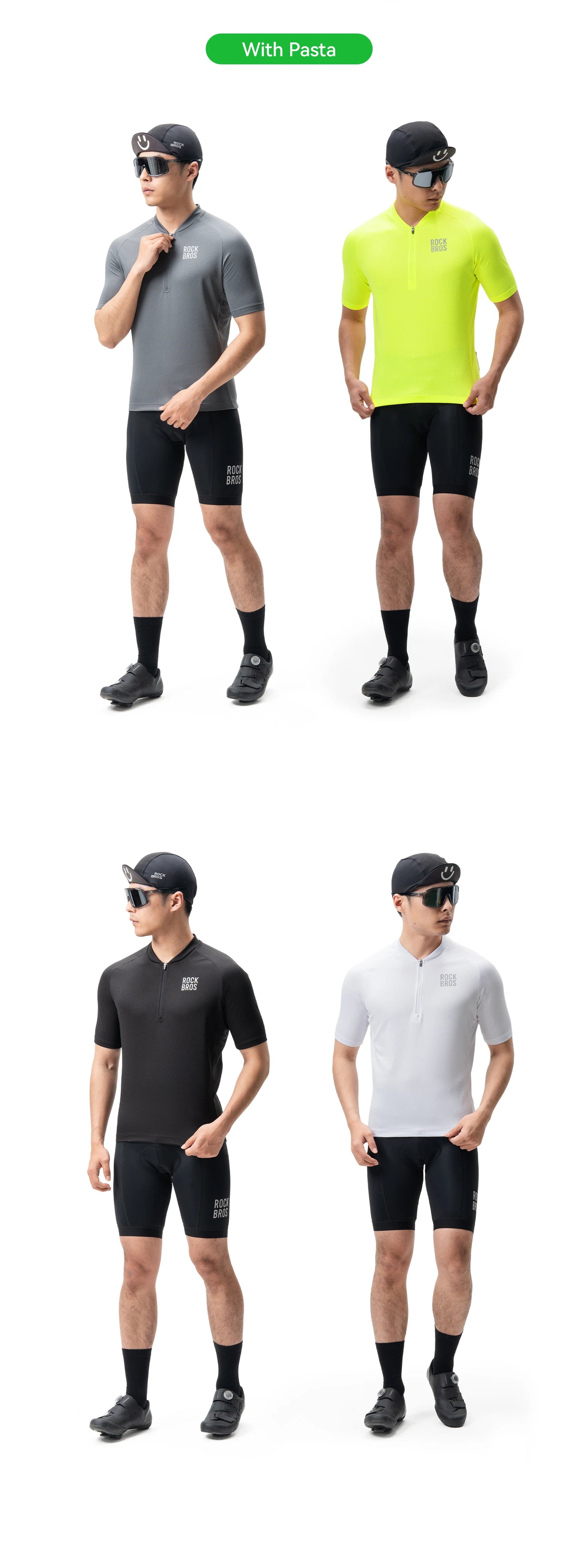 Men's Cycling Polo Jersey – Lightweight Half-Zip Short-Sleeve Top