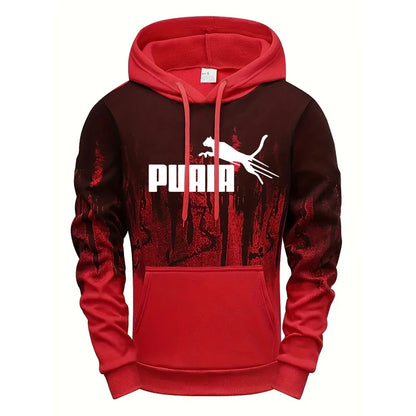 Hooded Sweatshirt and Sweatpants Outdoor Sports Jogger Suit Men's Set/Hoodie/Pants Autumn Winter Daily Casual Fashion Sportswear