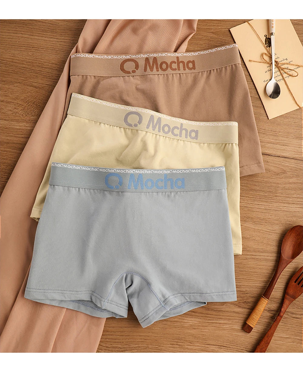3PCS/Pack 100% Cotton Comfortable Soft Antibacterial Women's Panties Female Safety Underwear Hygroscopic Breathable Lingerie