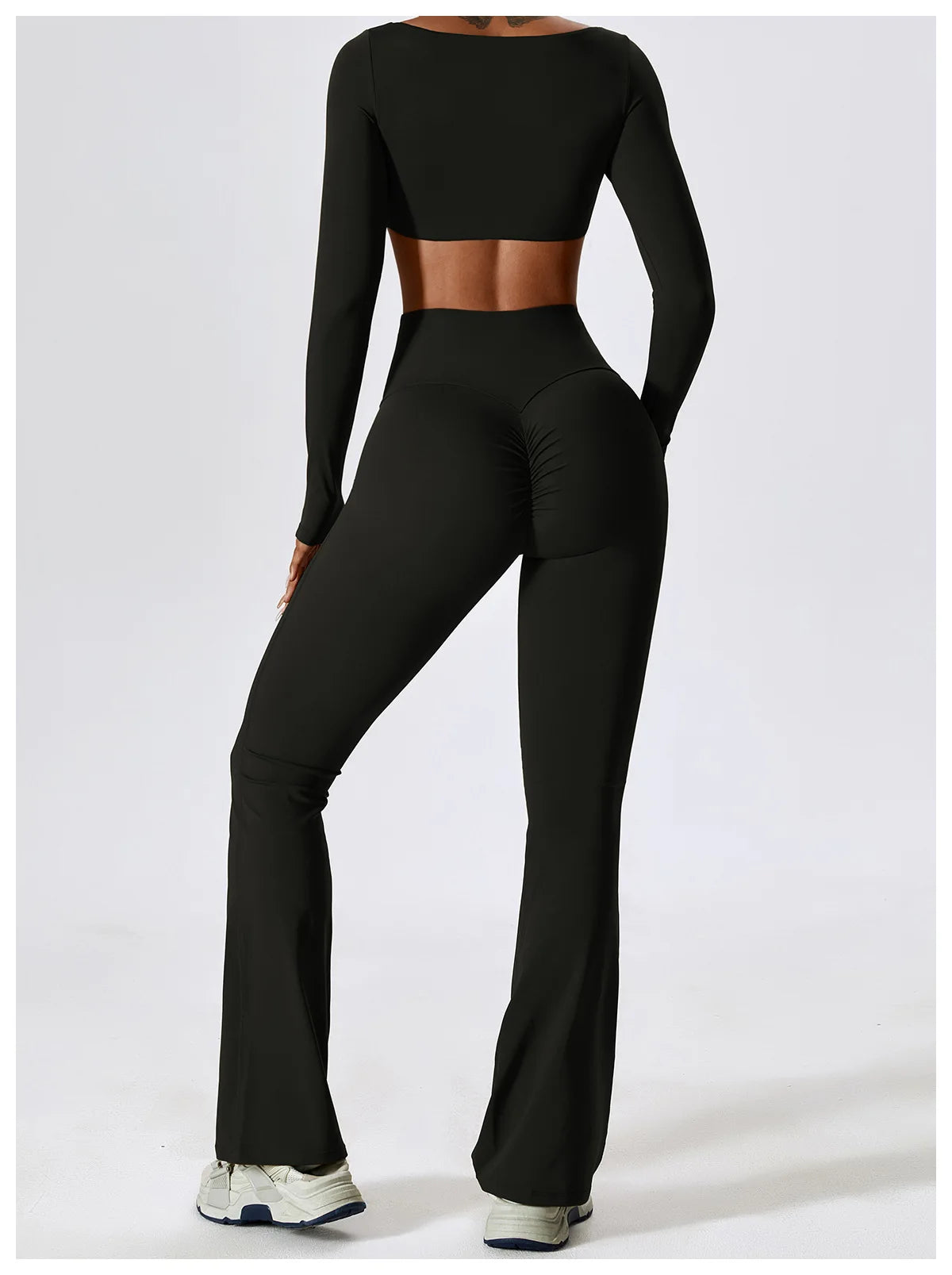 Women Yoga Set – Seamless Sportswear Gym Legging & Fitness Bra Crop Top