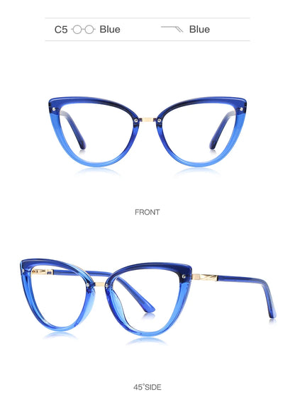 Cat Eye Reading Glasses – Women's Fashion Eyewear With Blue Light Protection
