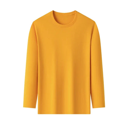 Men's Long Sleeve T-Shirt - Cotton Casual Tee | Breathable Summer Wear