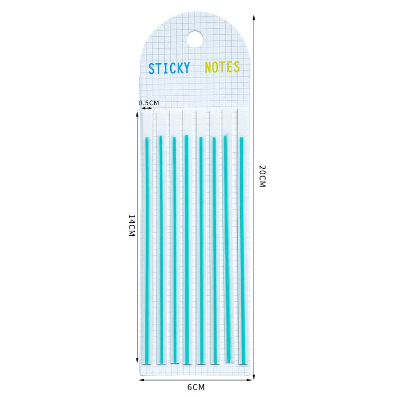 160 Sheets Transparent waterproof Mark Line Index Memo Pad Sticky Notepads Paper Sticker Notes School Supplies Stationery