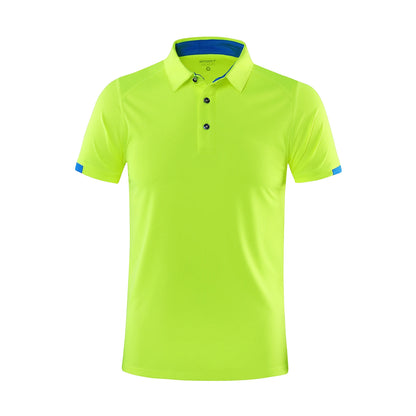 Men's Quick-Dry Polo Shirt – Breathable Golf & Sports Jersey (8 Colors)