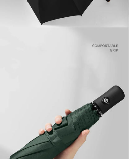 8-Rib Automatic folding Umbrella - Compact, lightweight, durable, UV protection - rain and sun umbrella, automatic sunshade zwq