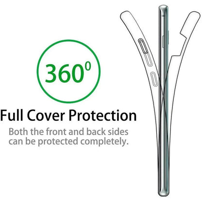 Clear 360 Full Wrap Phone Case for Samsung Galaxy S26 S25 Ultra S24 S23 S22 S21 Transparent Back Cover