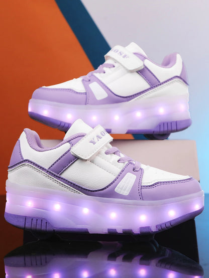 Popular and fashionable children's upgraded version of walking shoes, automatic bouncing wheel sports shoes
