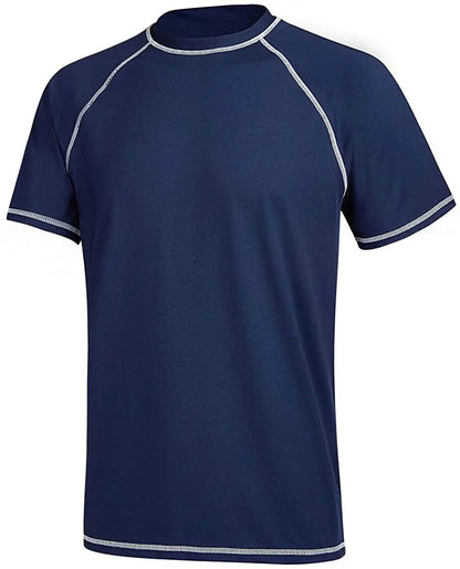 Men's UPF 50+ Beach T-Shirt – Quick-Dry Surf & Swim Top