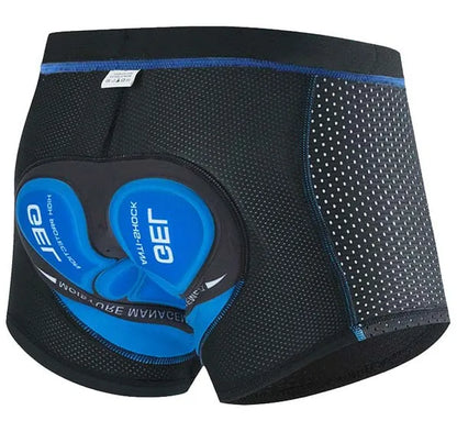 Cycling Shorts Breathable Mesh Cycling Underwear 5D Gel Pad Shockproof MTB Bike Shorts Man Shorts