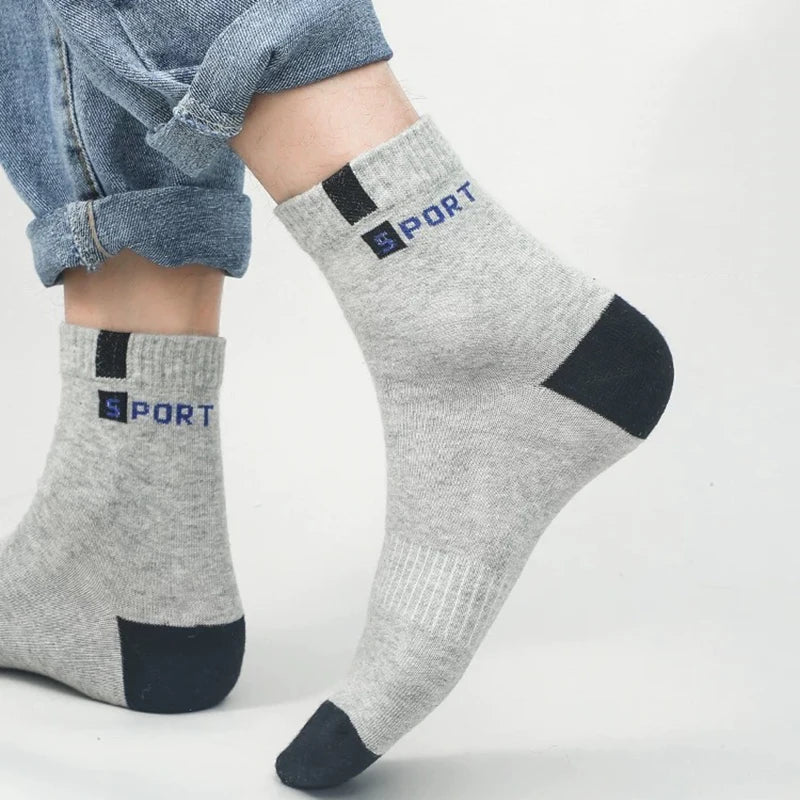 Mens Bamboo Fiber Socks - Breathable Deodorant Sports  Business Socks Size 37-43 - 510 Pairs for AutumnWinter - ZOOMNSTORE