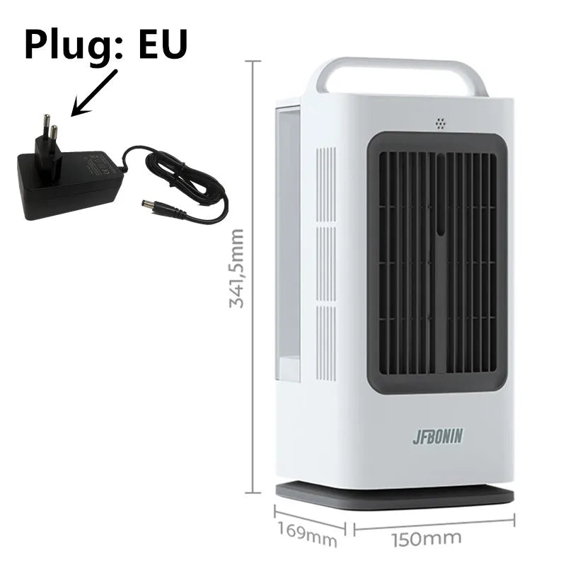 1700ml 3-IN-1 Mini Portable Air Cooler with Infrared remote control 120 degree swing air conditioner 3-speed Household Desk