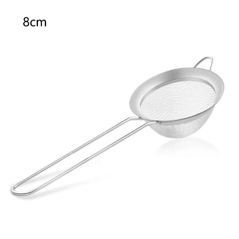 Stainless Steel Sieve - Fine Mesh Strainer & Durable Wire Mesh Filter for Kitchen