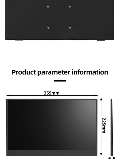 15.6 Inch Portable Monitor - 1080P HD Display With HDR10, IPS Screen & USB C