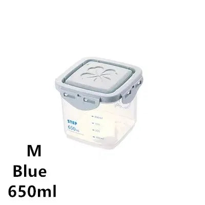Food Storage Container - Eco-Friendly Kitchen Storage Box With Sealed Jar Design