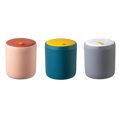 Mini Desktop Trash Can - Plastic Office Waste Bin Organizer