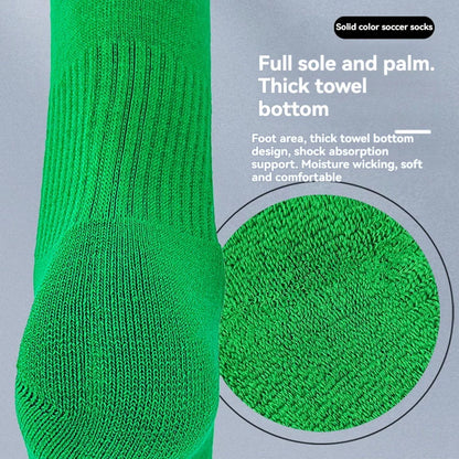 Loogdeel Football Soccer Socks Breathable Sports Rugby Stockings Over Knee High Volleyball Baseball Kids Adults Long Socks