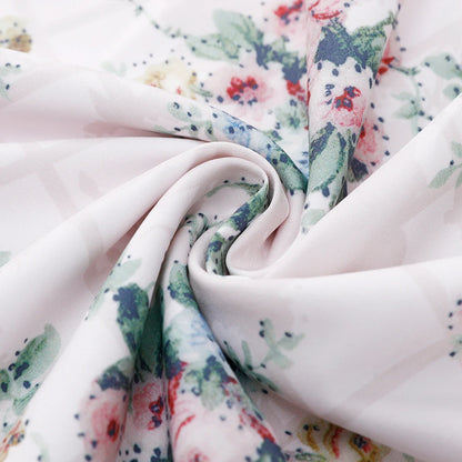 Summer Midi Dress - Women's Floral Print Elegant Camisole Fit and Flare Holiday Dress