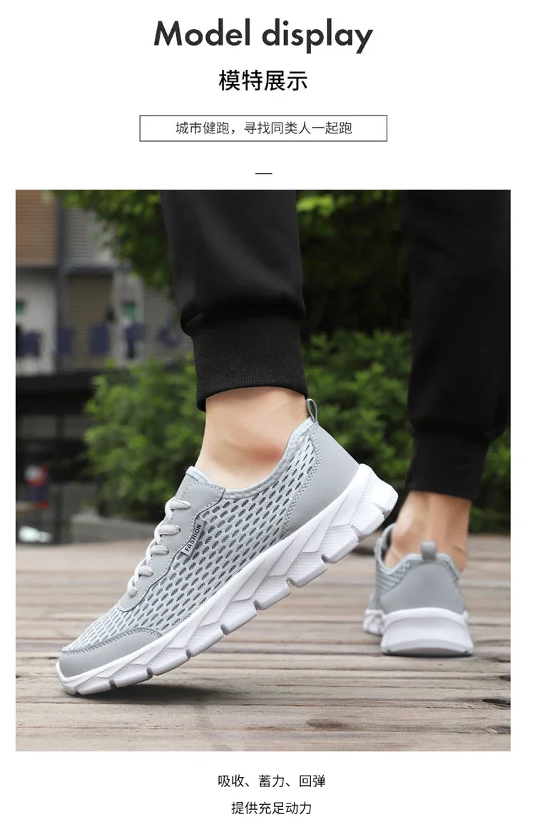 YRZL Tennis Shoes for Men Lightweight Sneakers High Quality Breathable Outdoor Athletic Jogging Sport Running Walking Man Shoes