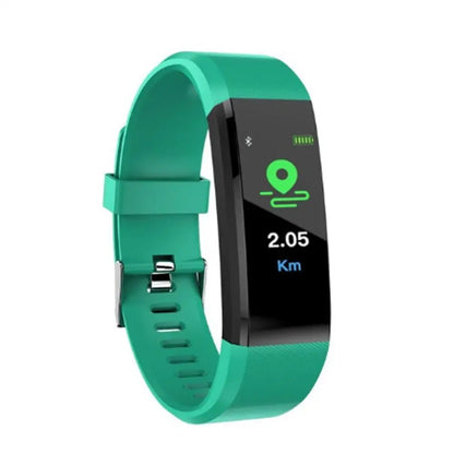 HD Color Screen 115plus Smart Band Heart Rate Health Watch Waterproof Sports Bracelet