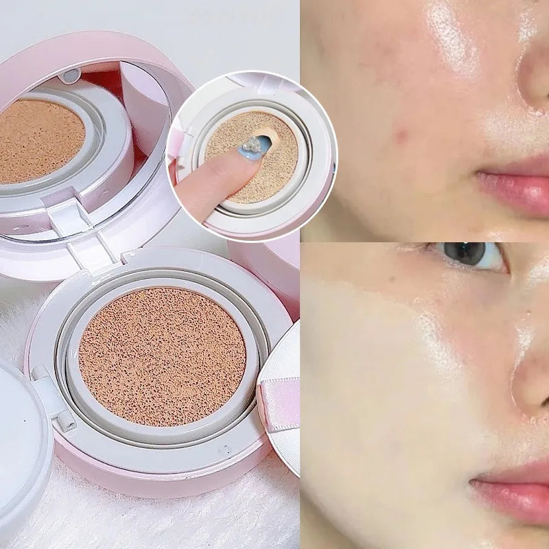 Moisturizing Concealer Air Cushion Foundation Natural Makeup Even Skin Tone Long-lasting Hydrating Concealer BB Cream Cosmetics