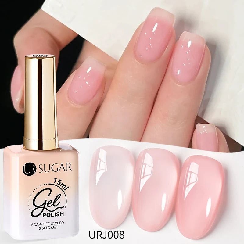 Jelly Gel Polish - Eco Friendly Semi Permanent UV LED Nail Polish for Salon Use