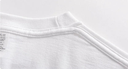 2026 Summer Pure Cotton Heavyweight American Style BC Short-Sleeve Car Modified T-Shirt, Loose-Fitting, Twisted-Neck, Versatile,