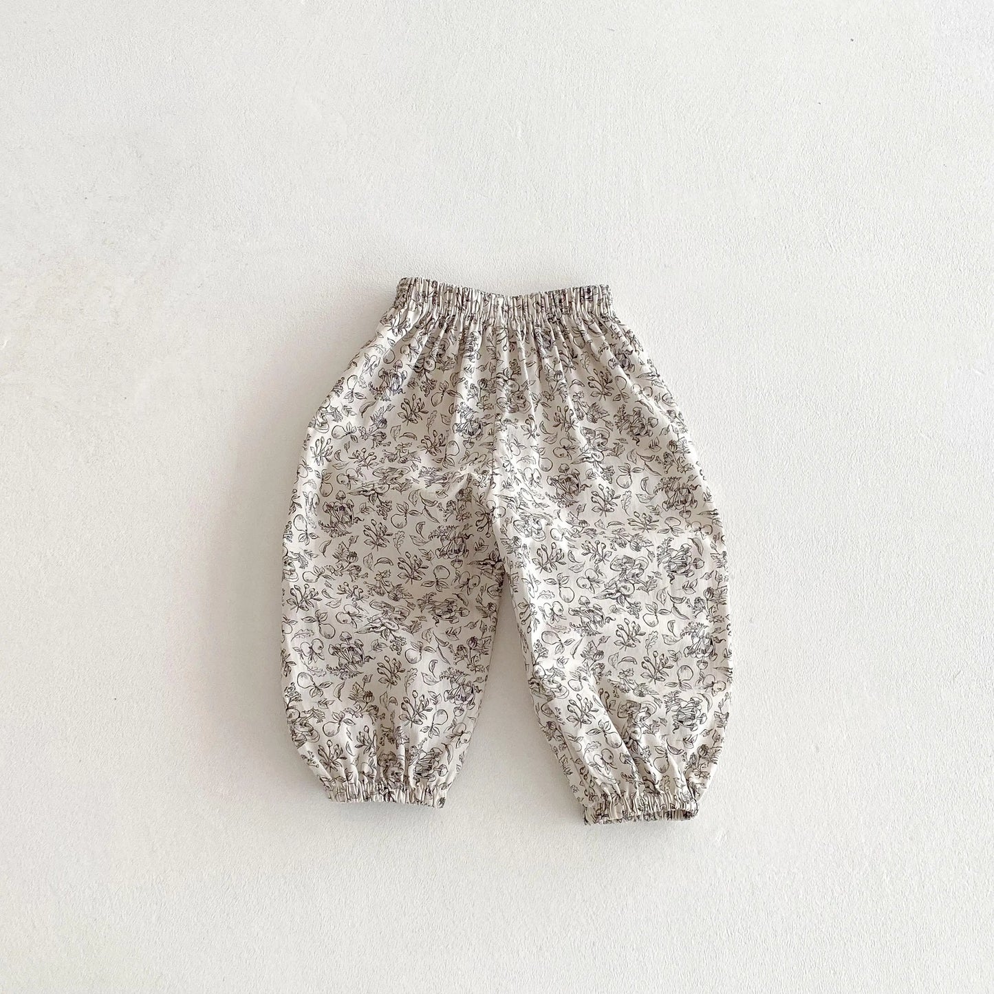 Casual Loose Trousers Full Print Pants Outer Wear New Design Pants Boys And Girls Lovely Versatile Trousers  Summer Clothes