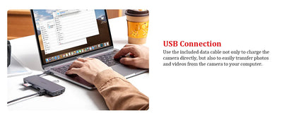 Kids Digital Camera - 4K UHD Camcorder With 20X Digital Zoom & Face Detect