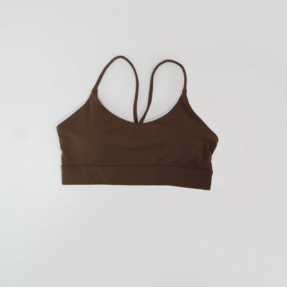 Ctenkevet Summer Women's Cross-Back Yoga Sports Bra Quick-Dry Fitness Running Top Tight-Fitting Underwear for Active Women