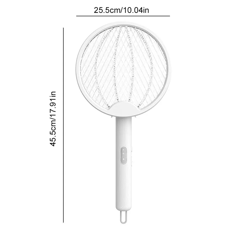 Electric Fly Swatter Rechargeable Electric Mosquito Killer Lamp Bug Zapper Racket Anti Mosquitoes Trap Lamp for Indoor Outdoor