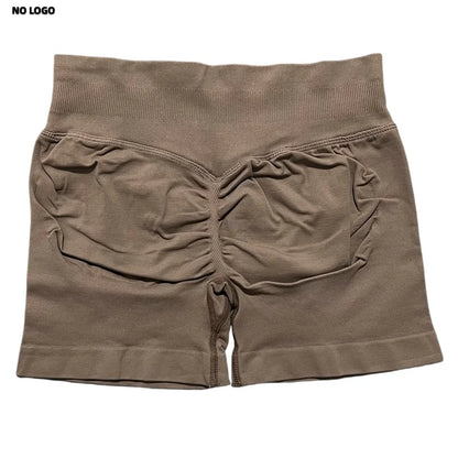 Women Sports Shorts - Low Waist Elastic Band Gym Biker Scrunch Fitness 4.5''