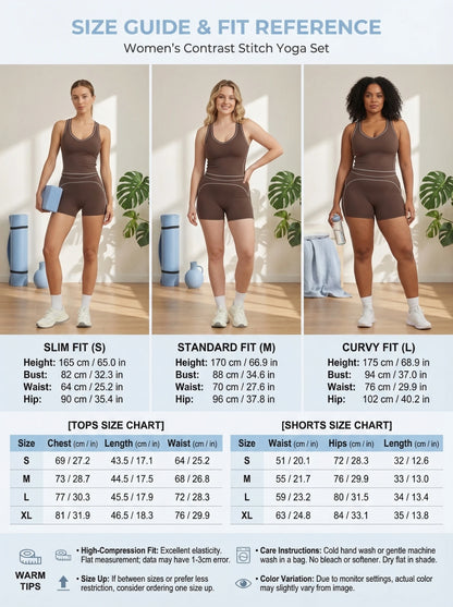 Airila 2-Piece Yoga Set, Racing Vest Yoga Shorts, Outdoor Sports Shorts, Removable Pads, 4-Way Stretch Fitness Shorts