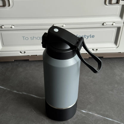 TYESO stainless steel portable sports kettle 2000ml large capacity insulated cup Outdoor portable direct drinking cup