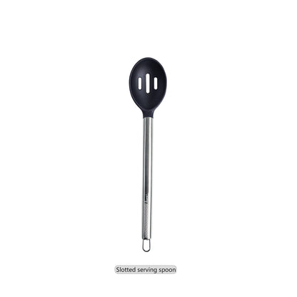 Silicone Kitchen Utensils – Heat Resistant Cooking Tool Sets with Stainless Steel Handle