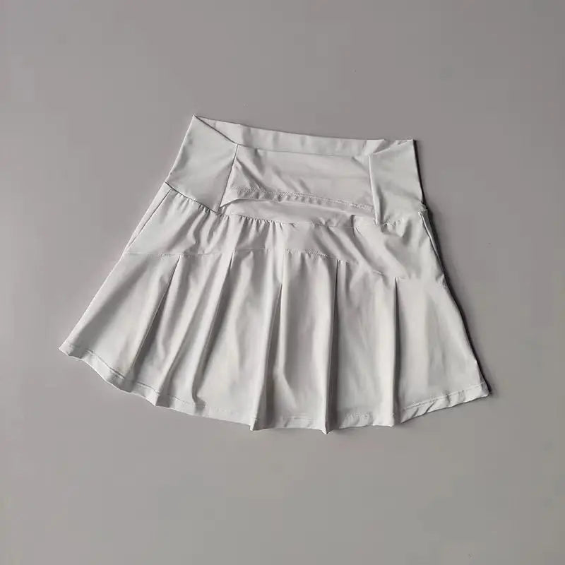 Women Tennis Skirt High Waist Shorts in Skirt Sports Skirt Gym Shorts Fitness Yoga Skirt Running Sport Skirts Golf Wear Skirt