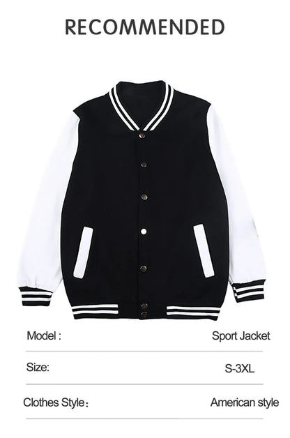 Womens Winter Jacket - Comfortable Fleece Warm Baseball Jersey Coat With Pockets