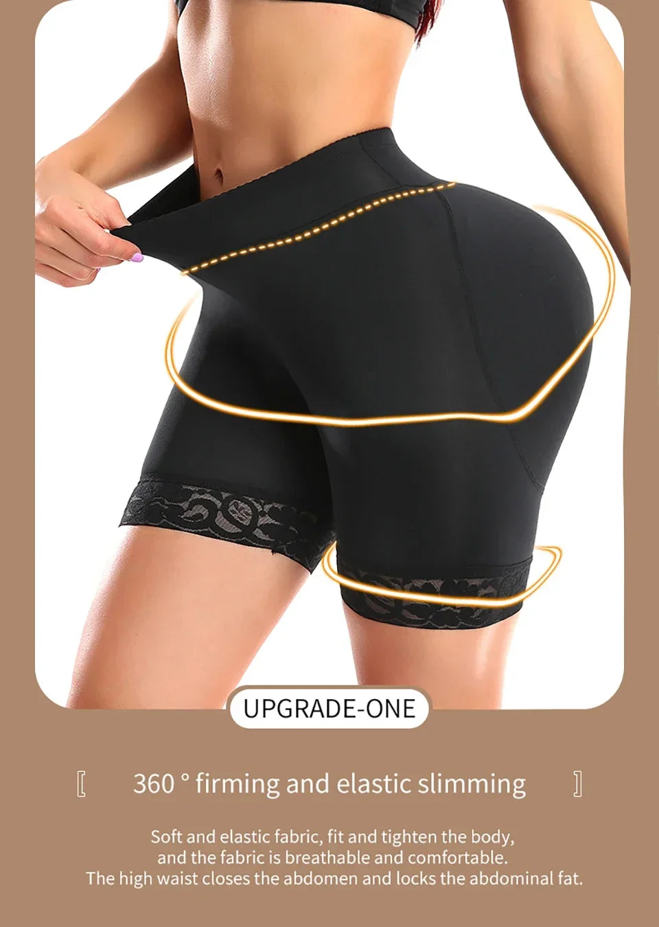 3D Butt Lifter Shorts Padded Hip Enhancer Panties for Instant Curves Seamless Body Shaper Underwear Women Big Booty Enhancement