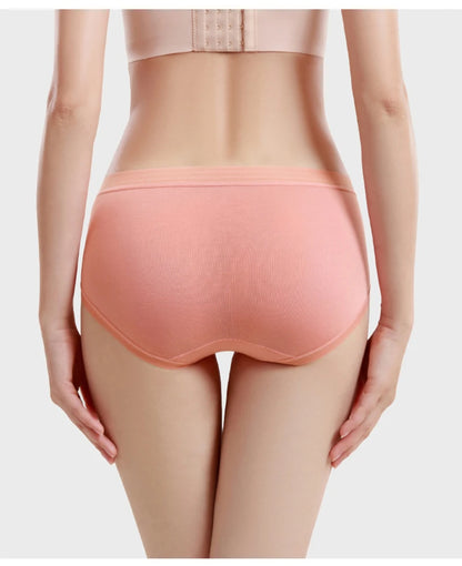 3Pcs Modal Women's Panties Lengthened Inner Crotch Female Briefs Underwear Underpants M-XXL 7A Level Antibacterial Sexy Soft Fit