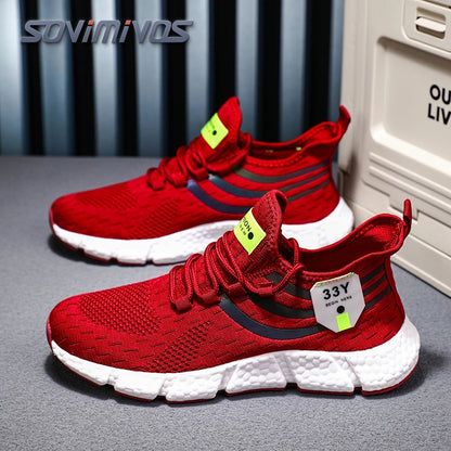 Men's Mesh Breathable Casual Shoes Non-Slip Stable Shock Absorption Lightweight Sneakers Couple Basket Homme 2020 la sportiva