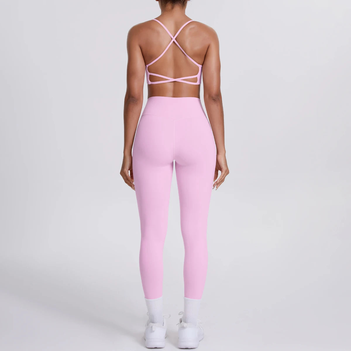 Women's Yoga Suit – Seamless Sports Bra & High Waist Leggings | Breathable Quick Dry Activewear