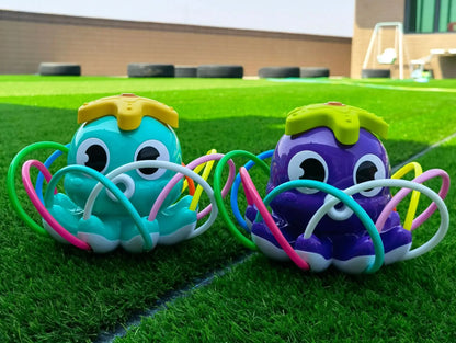 Octopus Sprinkler Water Spray Outdoor Toy Backyard Garden Water Toys Summer Yard Cartoon Splash Sprinkler Baby Bath Toy for Kids