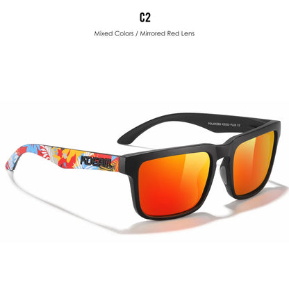 Polarized Photochromic Sunglasses - Men's Square Oversized UV400 Fashion Shades