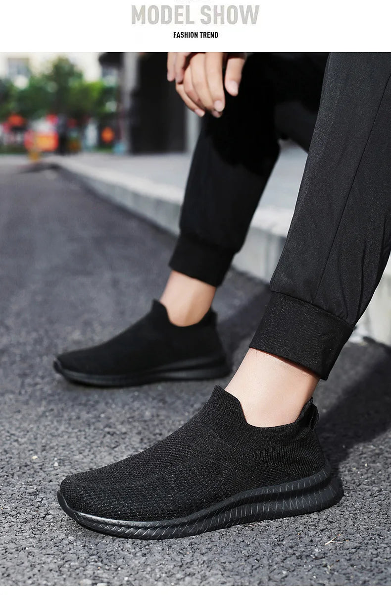 Men Sneakers Shoes For Men Lightweight Tenis Comfortable Mesh Breathable Casual Shoes Outdoor Walking Gym Shoes Size 39-46
