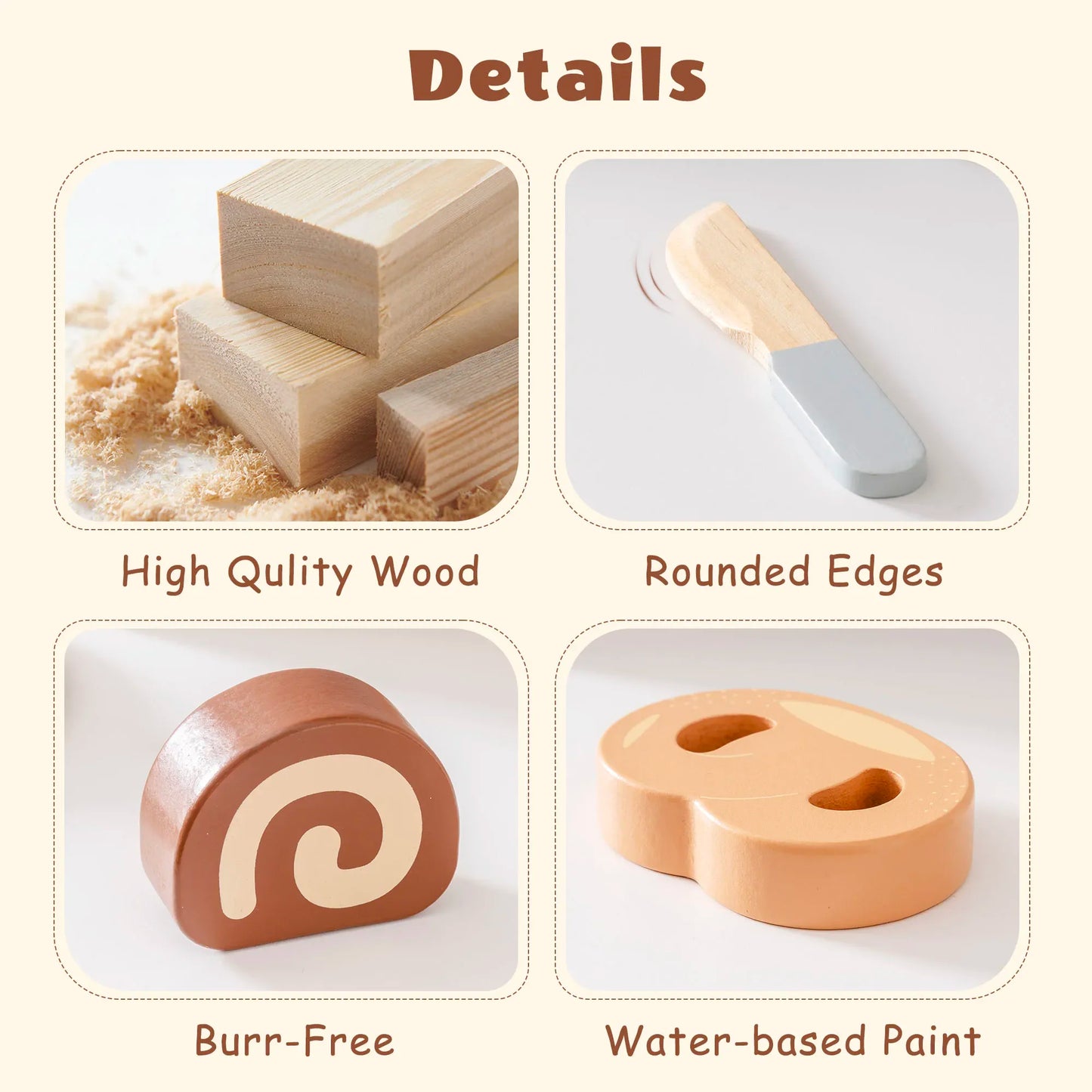 Robotime Robud Kitchen Pretend Toy Wooden Classic Game Educational Toy For Children Kids Gift Cutting Fruit Vegetable Food Set